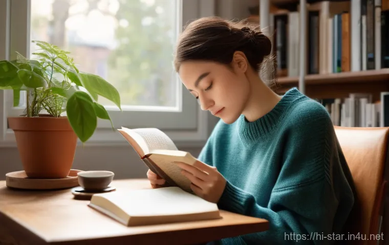 별자리와 MBTI 조합 - Prompt 1: INFJ Virgo Advocate in a Serene Study**