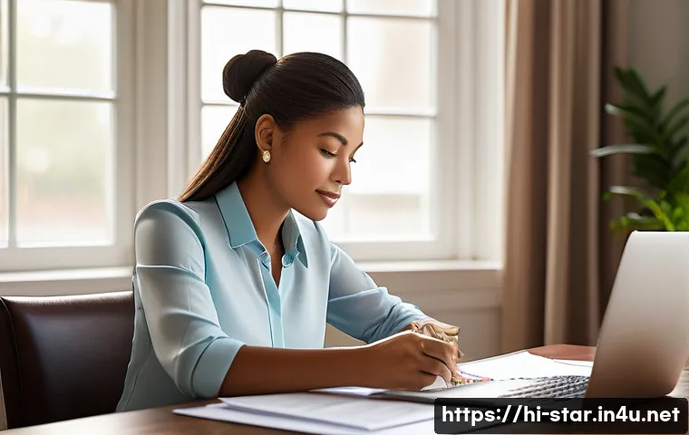 별자리별 금전운 - **Prompt 1: The Prudent Taurus Investor**
    "A serene and thoughtful woman, in her late 20s, with ...